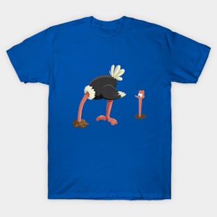 FUNNY OSTRICH. T-Shirt